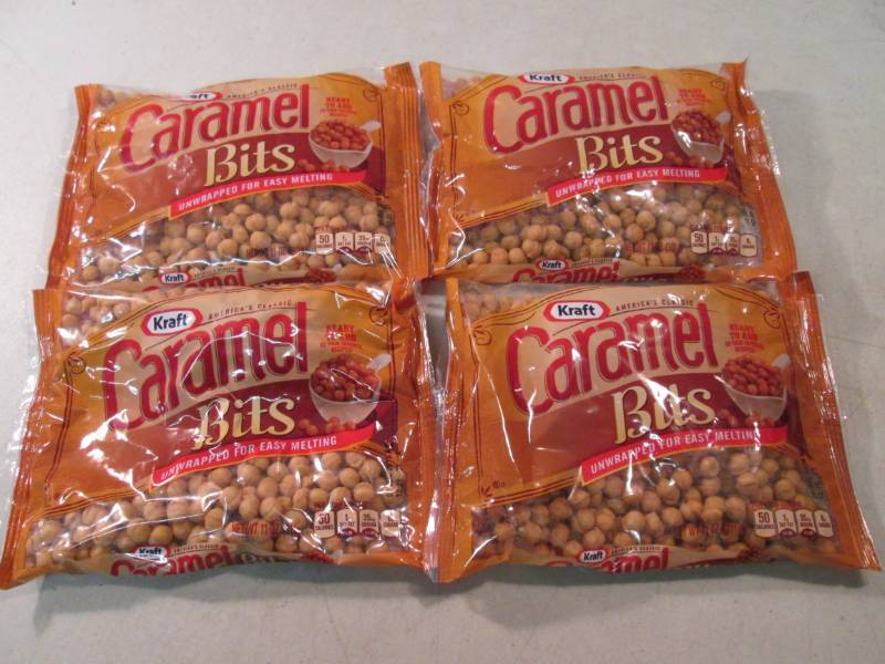 lot 199 image: 4 Bags of Kraft Caramel Bits Best b...