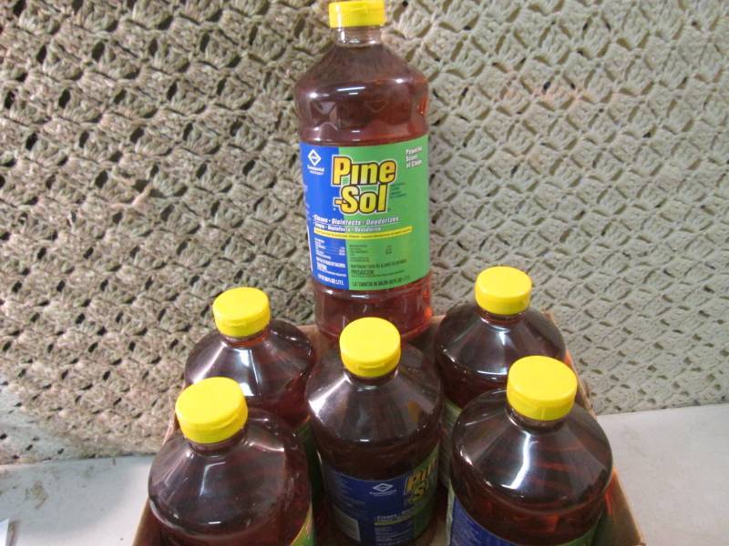 lot 209 image: 6 Bottles of Pine-Sol Cleaner Disin...