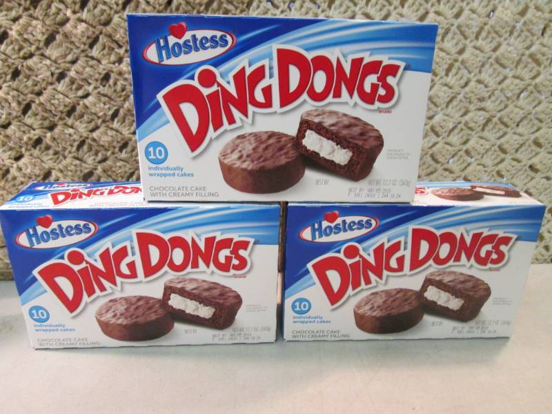 lot 224 image: 3 Boxes of Hostess Ding Dongs Best ...