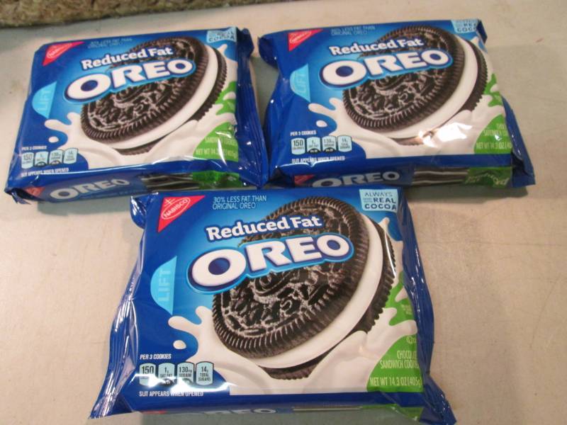 lot 230 image: 3 Packs of Reduced Fat Oreo Cookies...
