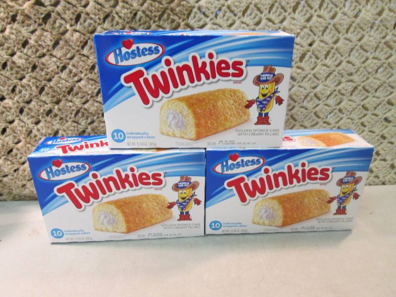 lot 237 image: 3 Boxes of Hostess Twinkies Best by...