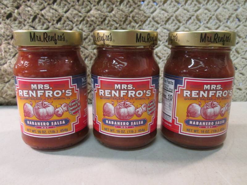 lot 241 image: 3 Jars of Habanero Salsa Hot Best b...