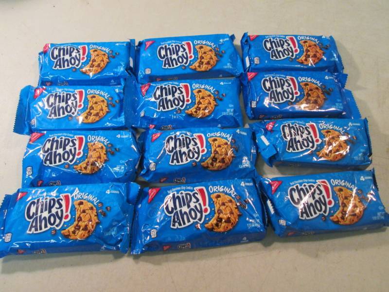 lot 288 image: 12 Packs of Chips Ahoy Cookies Best...
