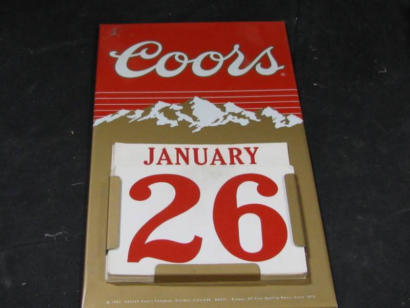 Coors Calendar