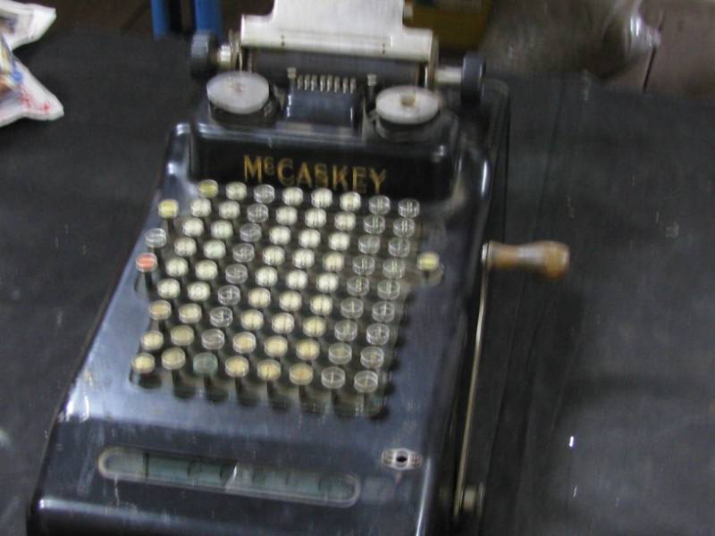 McCaskey Adding Machine