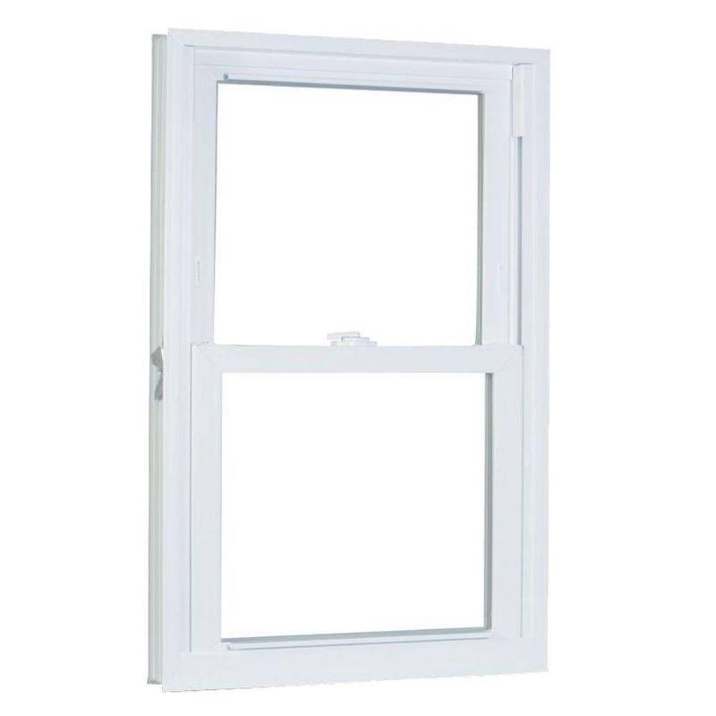 lot 55 image: American Craftsman 33.75 in. x 57.25 in. 70 Series Pro Double Hung White Vinyl Window with Buck Frame, 3458786