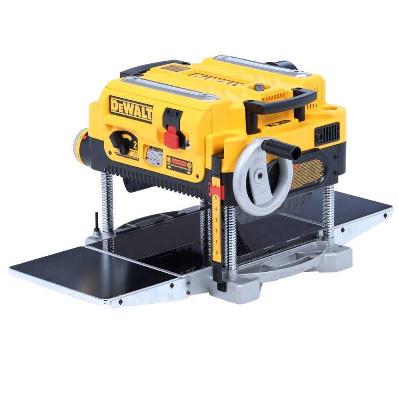 lot 68 image: Dewalt 15 Amp 13 in. Heavy-Duty 2-Speed Thickness Planer with Knives and Tables, DW735X