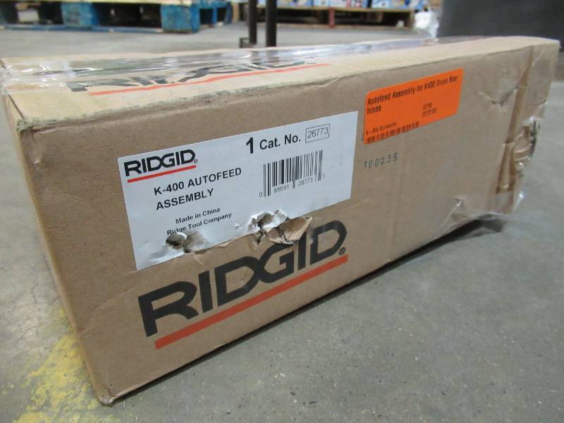 lot 67 image: RIDGID Autofeed Assembly for K400 Drum Machines, 26773