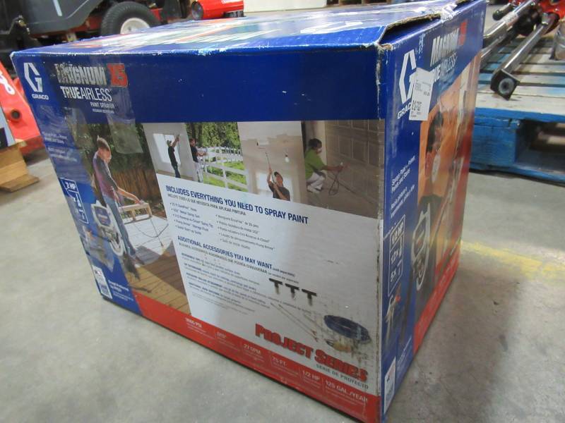 lot 102 image: Graco Magnum X5 Airless Paint Sprayer, 262800 - In Like New Condition.