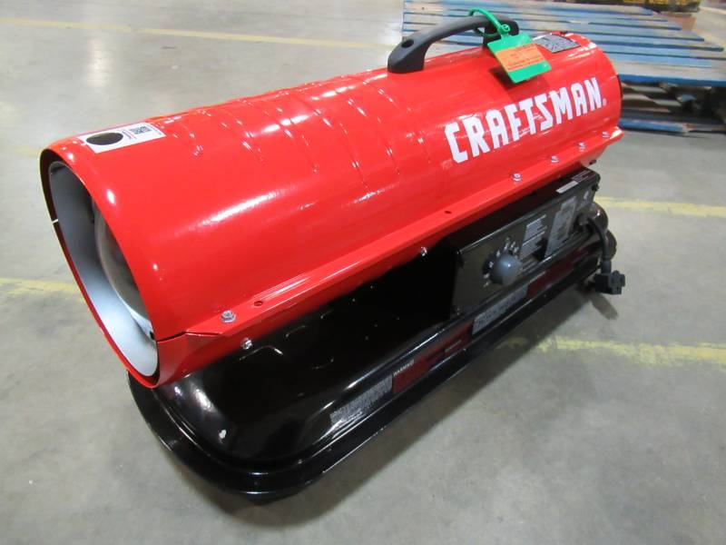 CRAFTSMAN 80,000 BTU Kerosene/Diesel Forced Air Heater CMXEHAP80TKFA | MN  HOME OUTLET BURNSVILLE AUCTION #74 | K-BID