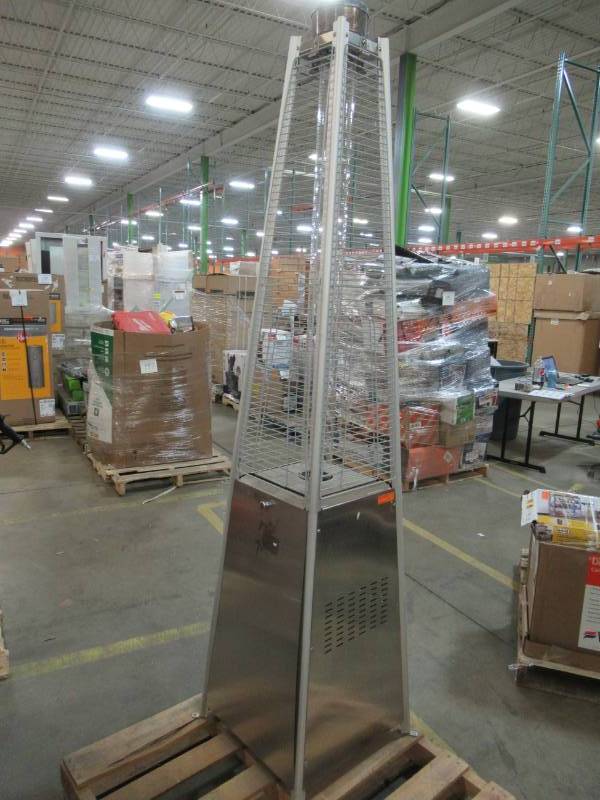 lot 130 image: Az Patio Heaters 40,000 BTU Quartz Glass Tube Gas Patio Heater, HLDS01-GTHG