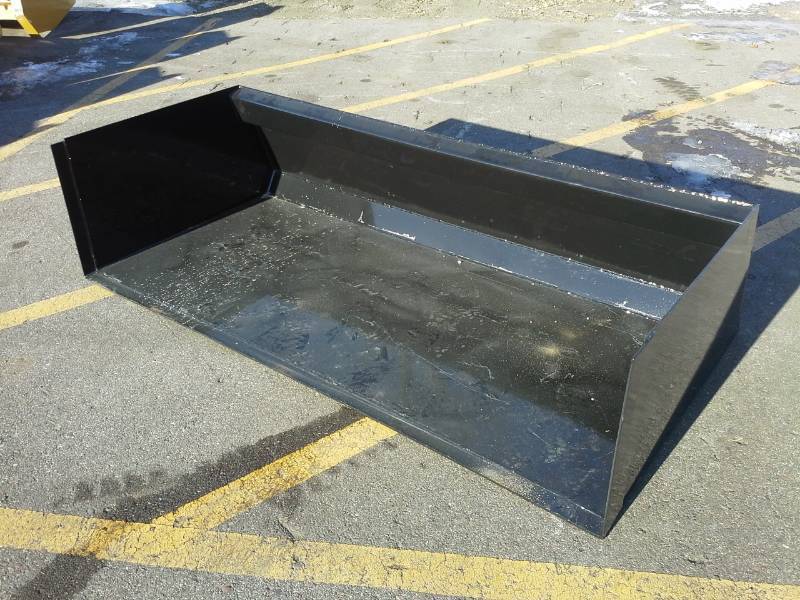 72 MaterialSnow Bucket (Skid Steer Attachment)