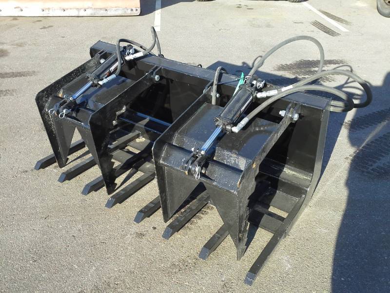 60 Double Grapple Bucket (Skidsteer Attachment)