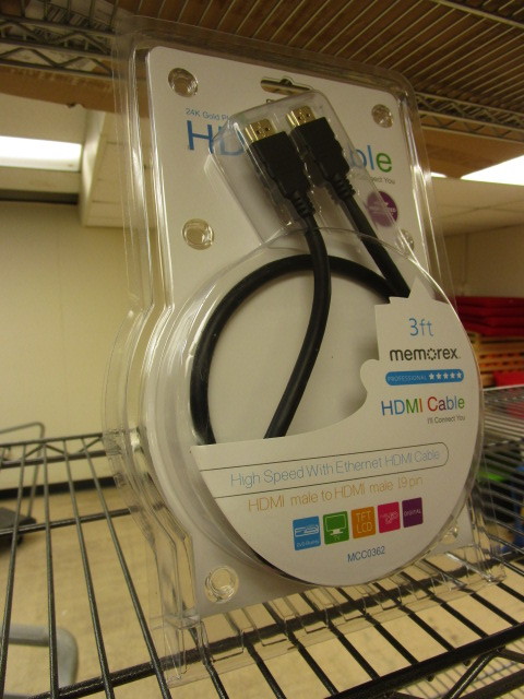 lot 329 image: 24K GOLD PLATED HDMI CABLES
