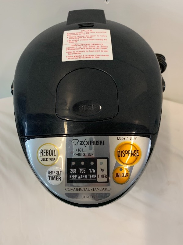 lot 2 image: Commercial Water Boiler Zojirushi 169oz