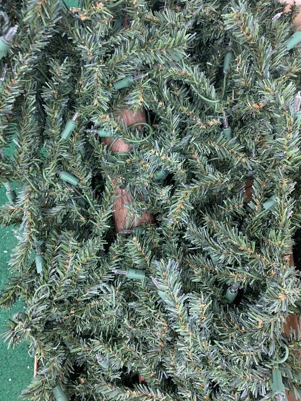 lot 22 image: 7 Natural Bark Artificial Tree Set of 3