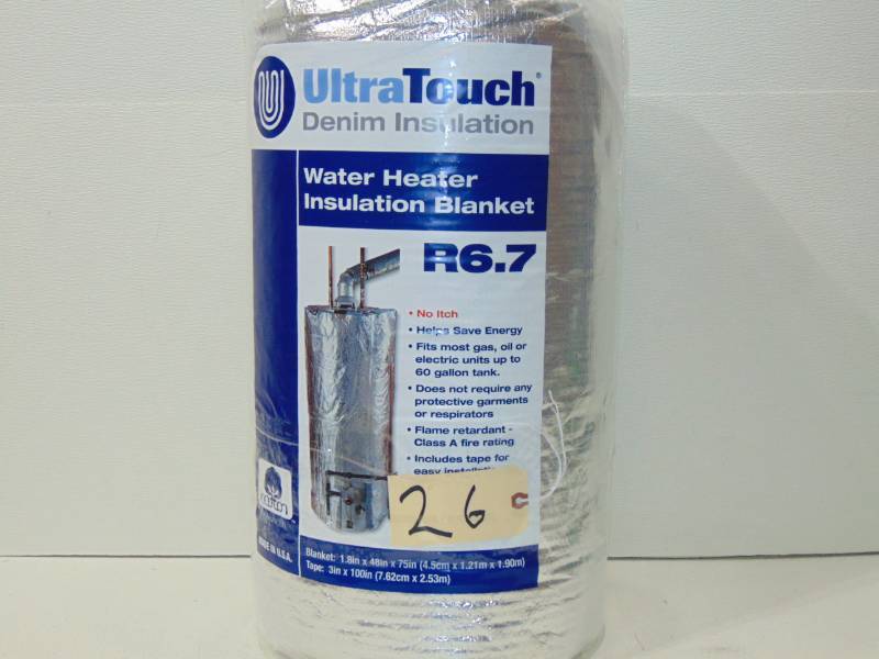 UltraTouch 48 in. x 75 in. Denim Insulation Hot Water Heater