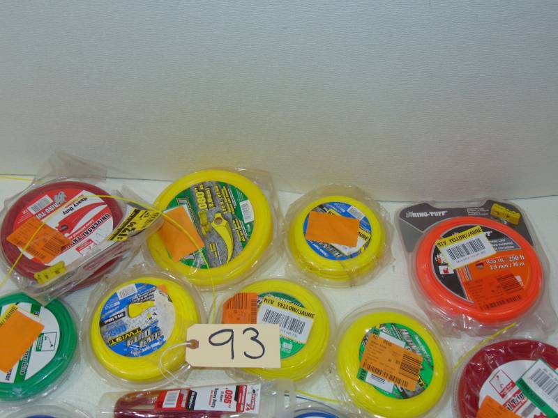 Mixed lot of trimmer line Open Boxe...