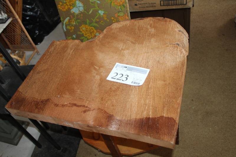 lot 223 image: Red Cedar Wood Slab