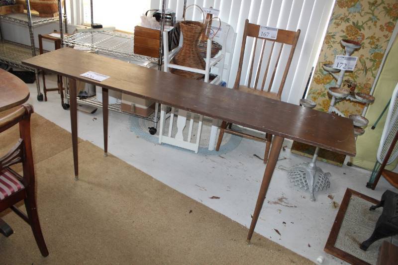 lot 226 image: Wood Side Table