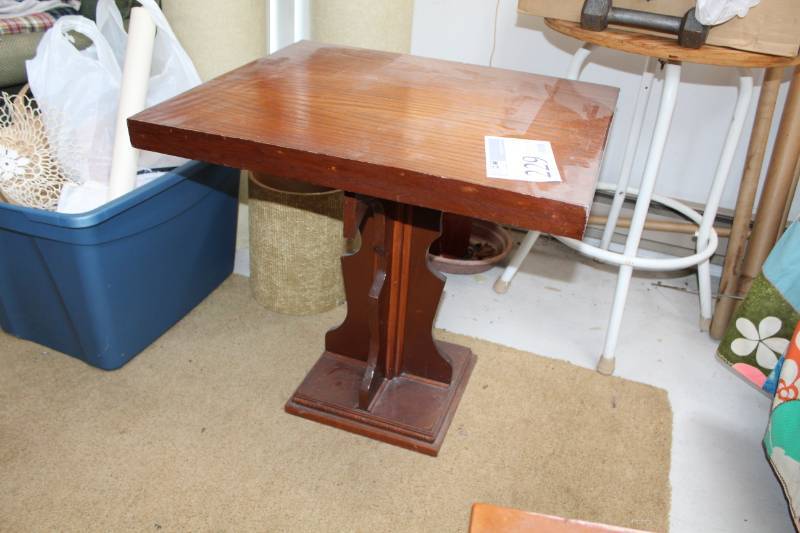 lot 229 image: Wood End Table