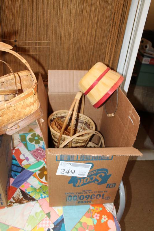 lot 249 image: Wicker Baskets