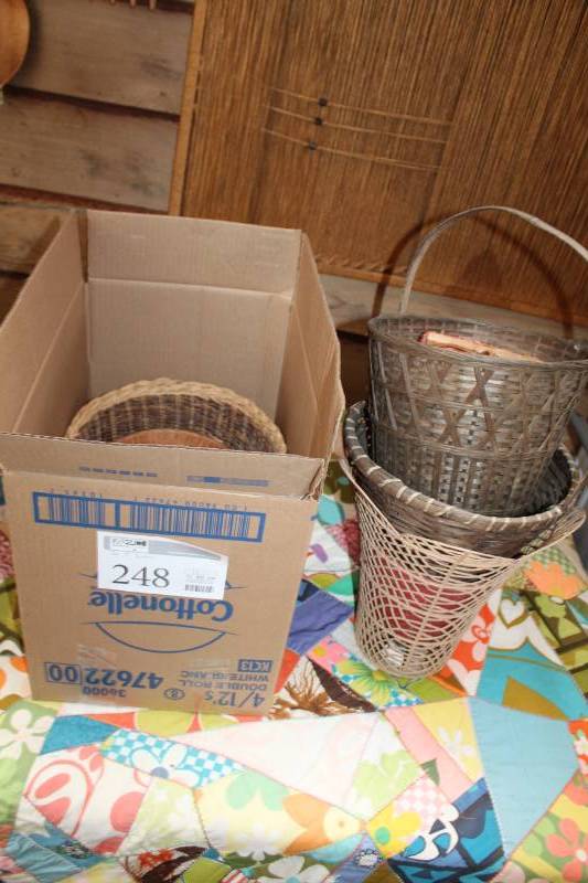 lot 248 image: Wicker Baskets