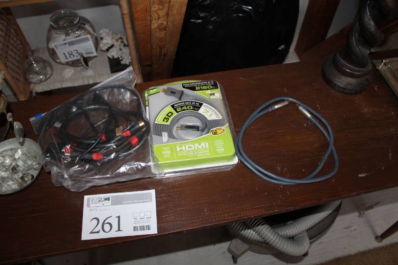 lot 261 image: HDMI Cables