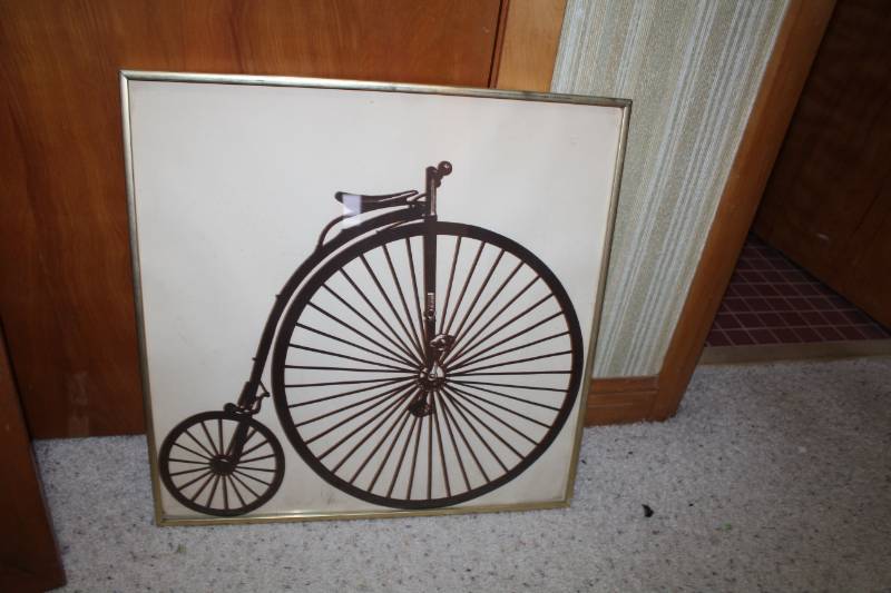 lot 282 image: Big Wheel Bicycle #277375 Signed Numbered Framed Wall Art