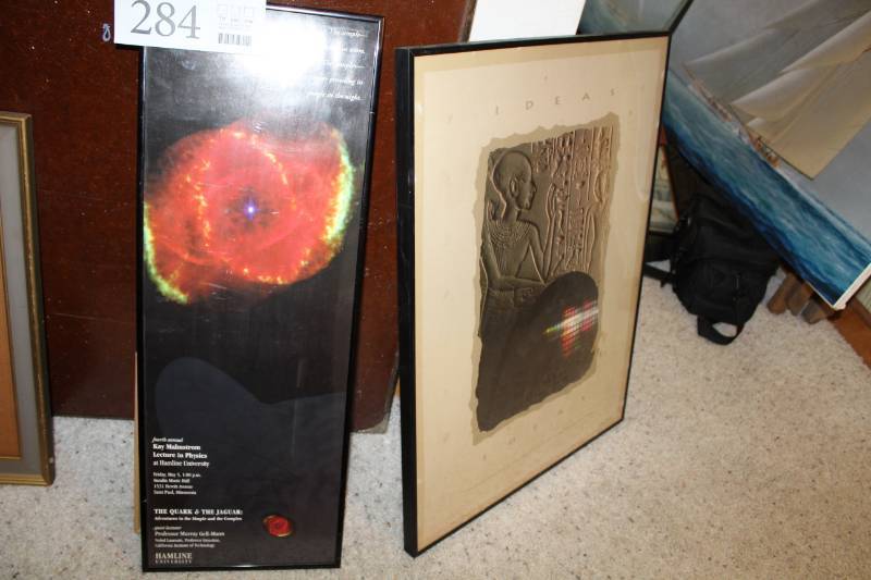 lot 284 image: Framed Matted Wall Art