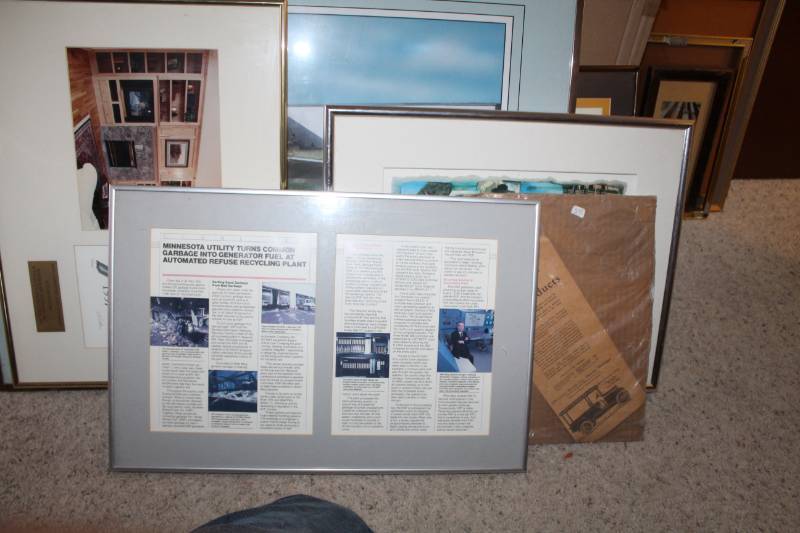 lot 288 image: Business Theme Framed Pictures