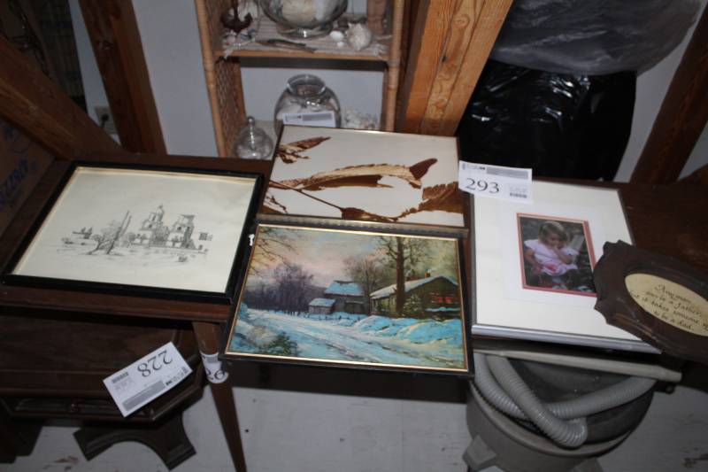 lot 293 image: Landscape Framed Wall Art