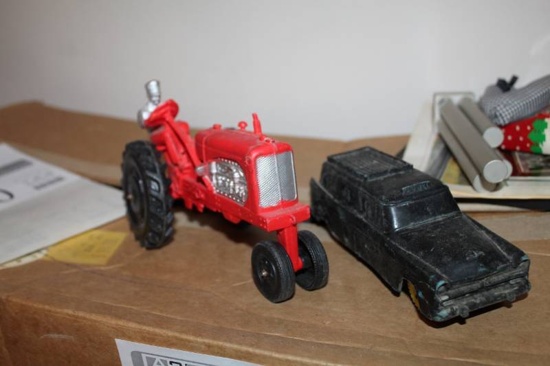 lot 329 image: Plastic Models - Car, Tractor