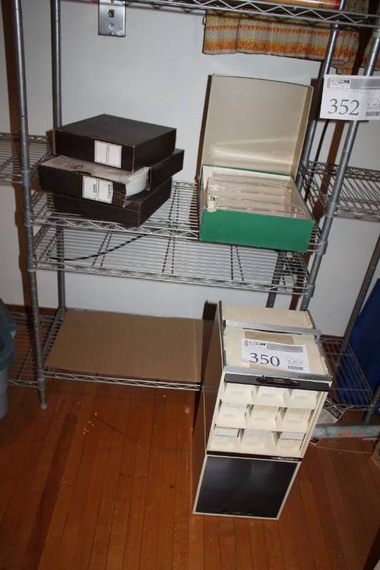 lot 350 image: Projection Slide Carousels, Storage Boxes