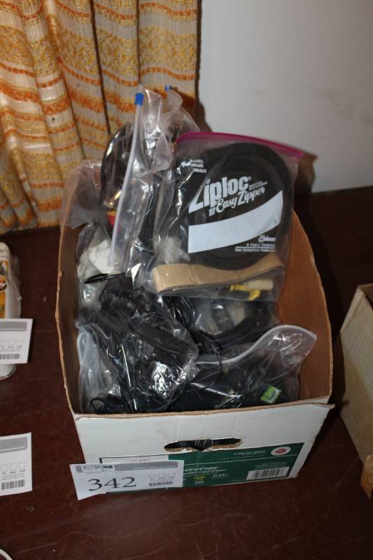lot 342 image: AV Cables, Power Supplies,