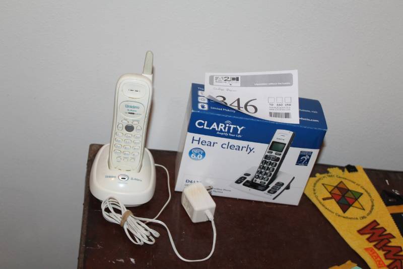 lot 346 image: Clarity,Uniden Cordless Phones
