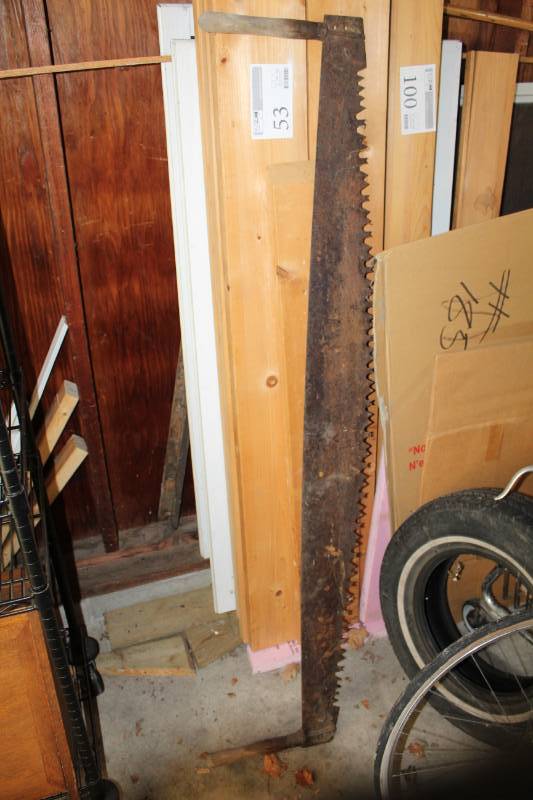 lot 53 image: 6ft. 2-Person Tree Wood Saw