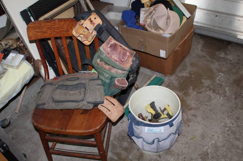 lot 71 image: Tool Belts, Misc. Hand Tools