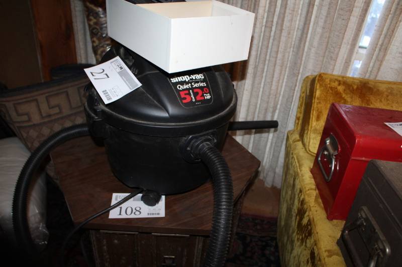 lot 27 image: Shop-Vac Quiet Series 5-Gallon WetDry Vac