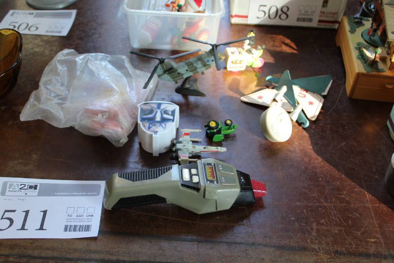 lot 511 image: Toys - Tractor, Space, Helicopter, And More