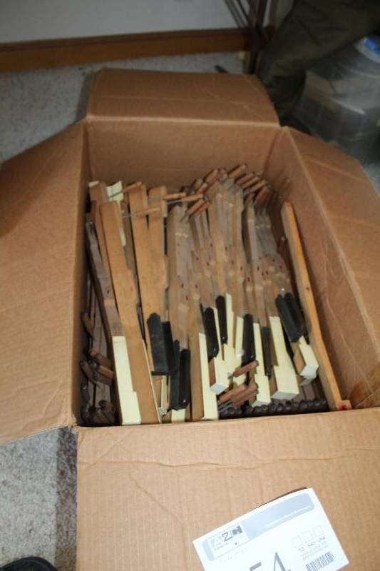 lot 554 image: Piano Keys