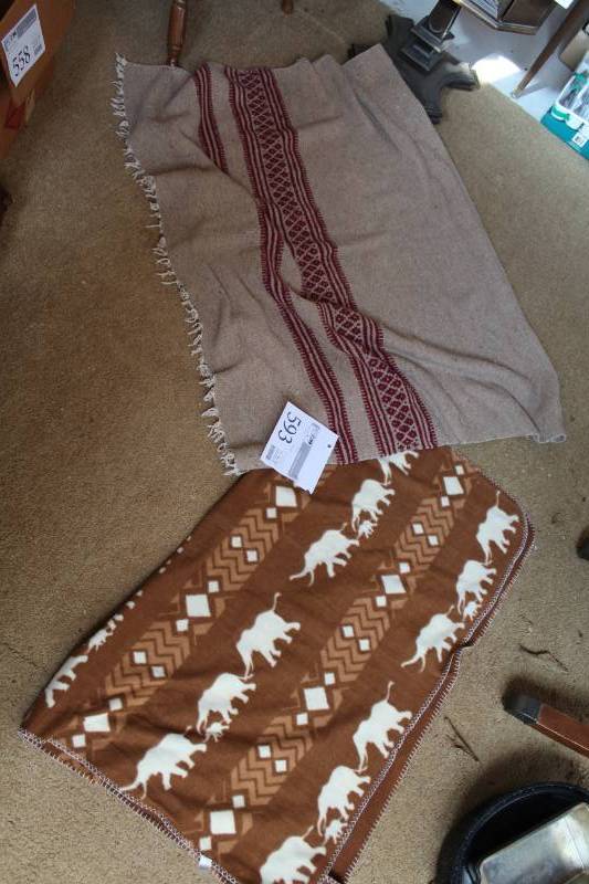 lot 593 image: Throws