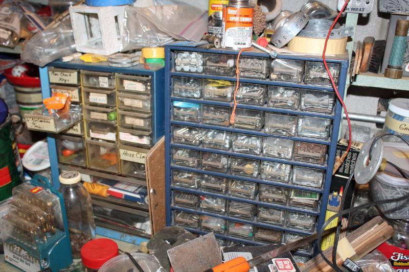lot 37 image: Parts Organizer Cabinets