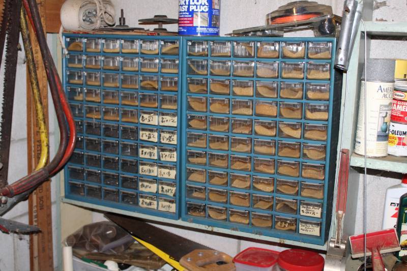 lot 38 image: Parts Organizer Cabinets