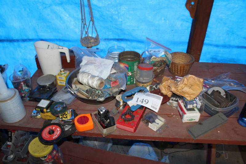 lot 149 image: Hardware, Tape Measures, String