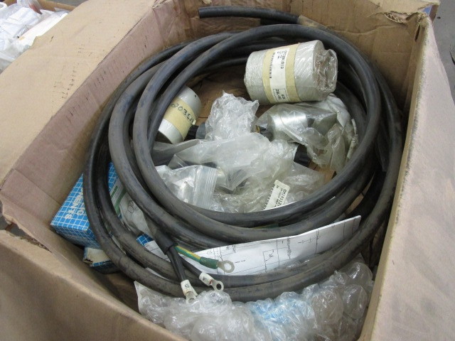 BOX OF NEW HYDRAULIC COMPONENTS