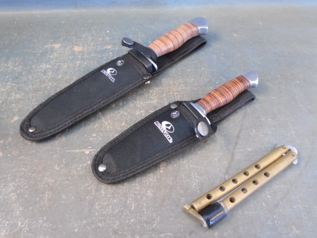 lot 32 image: Mossy Oak Knives and More