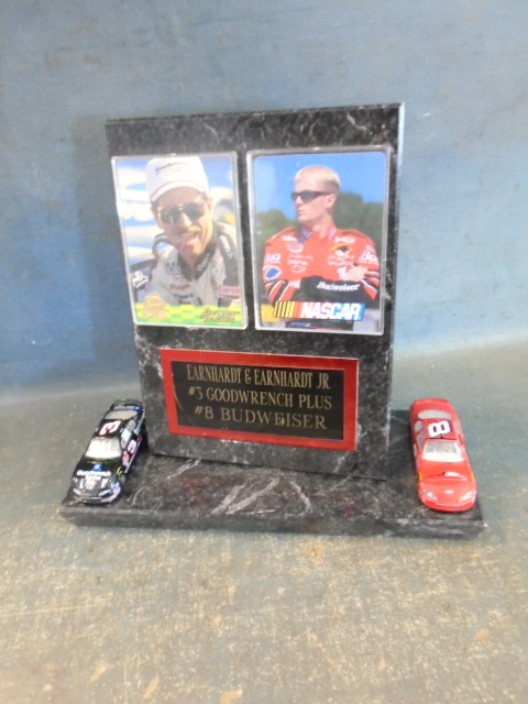 lot 69 image: Earnhardt and Earnhardt Jr Collectible