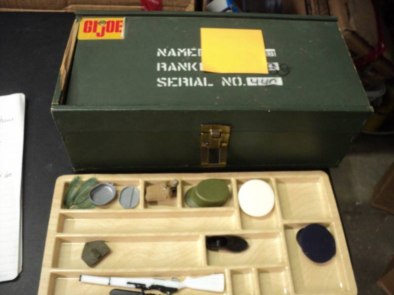 lot 7 image: GI Joe Military Box with GI Joe  an...