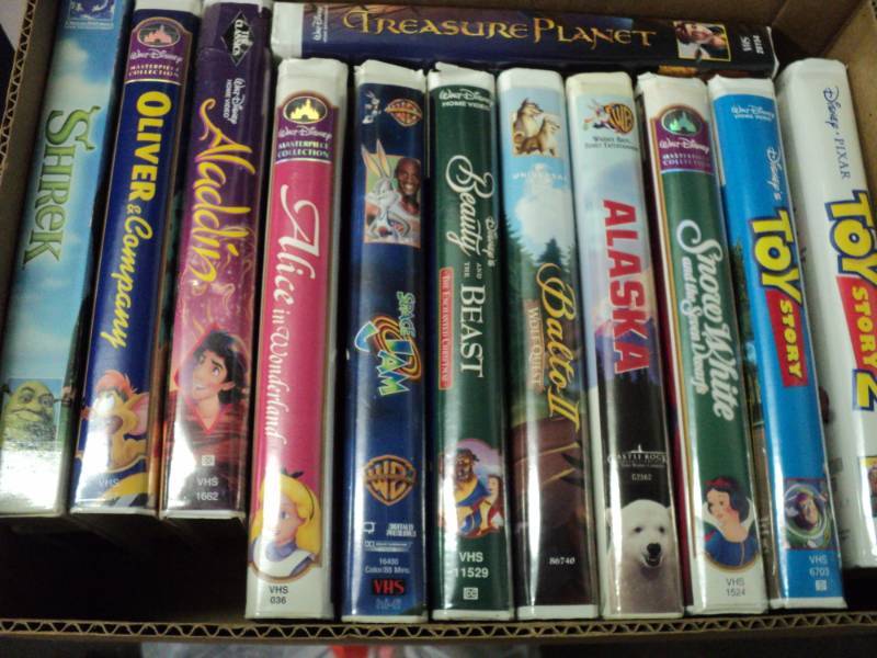 lot 24 image: VCR Tapes...